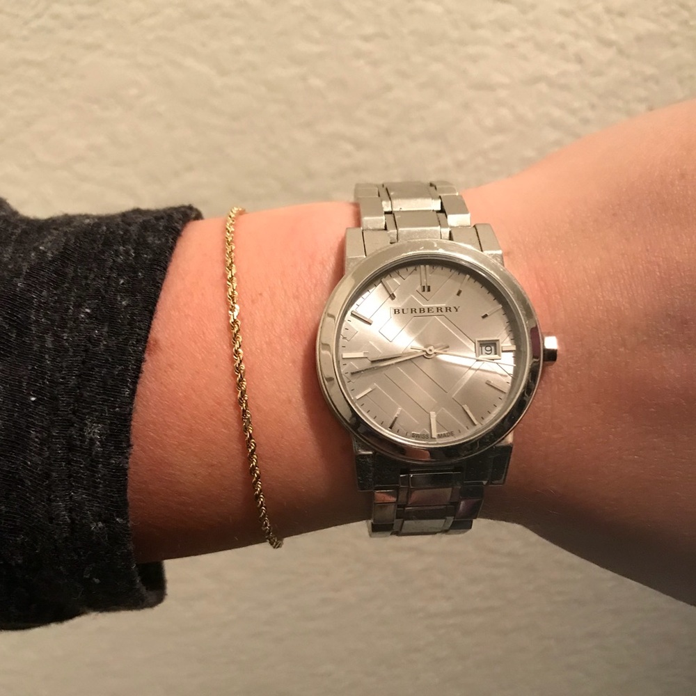 Burberry Silver Watch