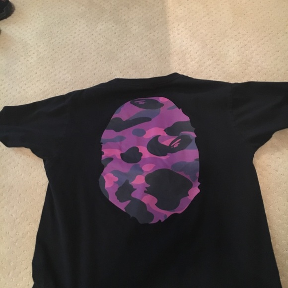 Purple Bape Camo T-Shirt - Picture 2 of 4