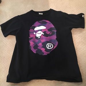 Purple Bape Camo T-Shirt