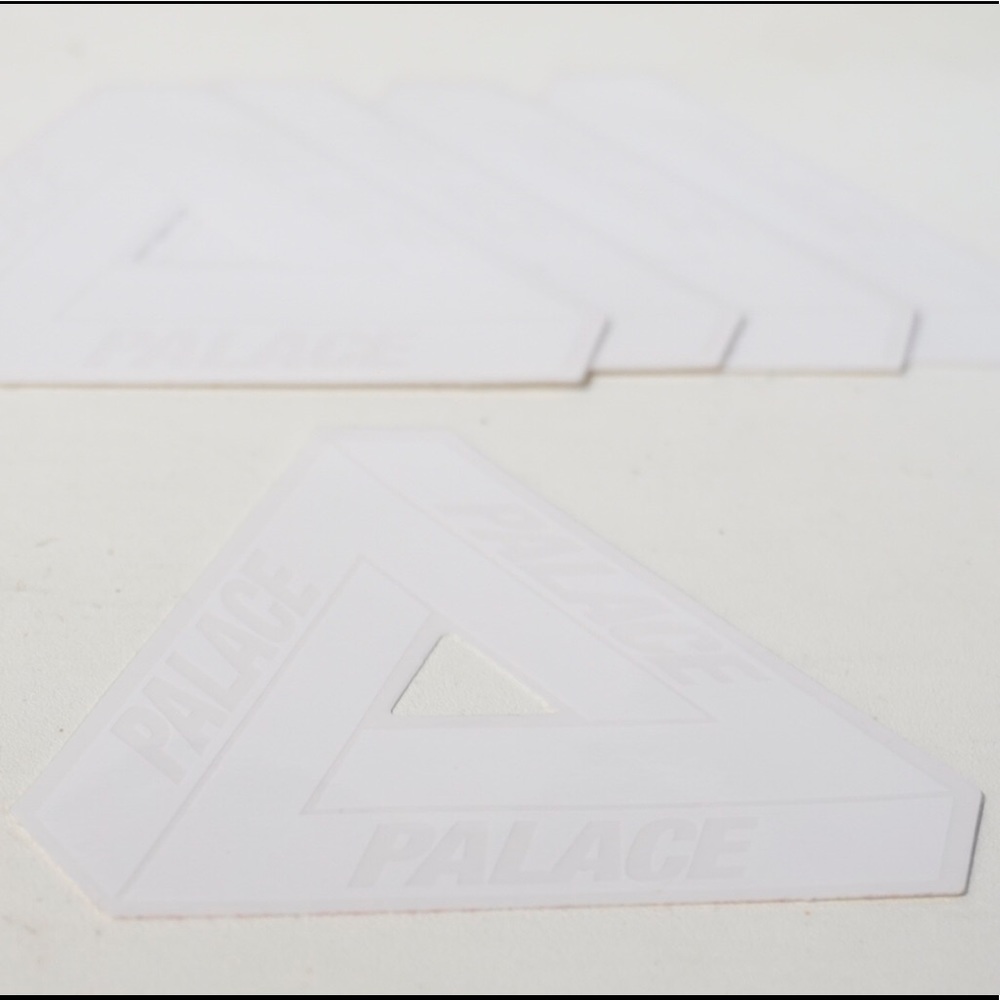 5 Stickers - Palace Skateboards - White/Clear