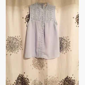 Baby blue Lacey Blouse