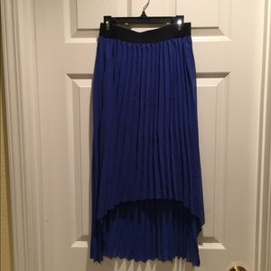 Saks Fifth Hi-Lo Pleated Skirt Saks Fifth Hi-Lo Pleated Skirt