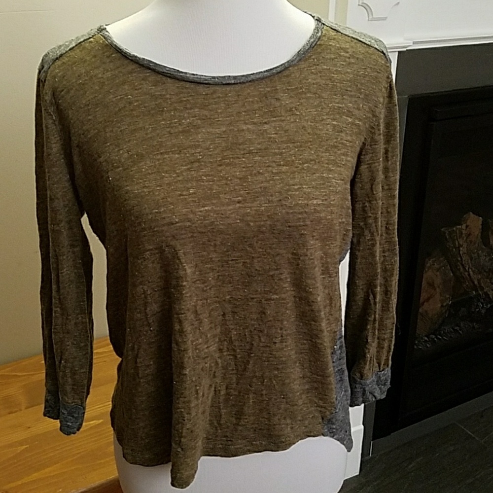 Linen Brimfield Tee in Colorblock