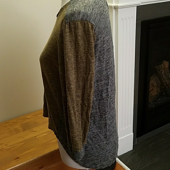 Linen Brimfield Tee in Colorblock - Picture 3 of 7