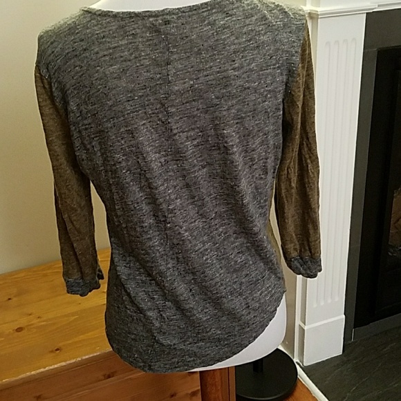 Linen Brimfield Tee in Colorblock - Picture 4 of 7