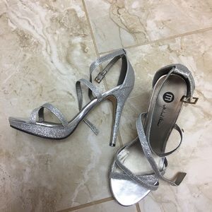 Silver heels