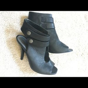 Fergalicious Peep toe booties