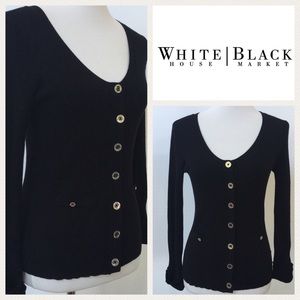 WHBM Black Cardigan WHBM Black Cardigan