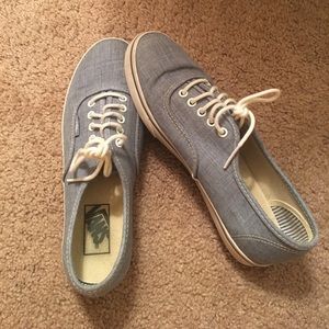 Light  blue Vans