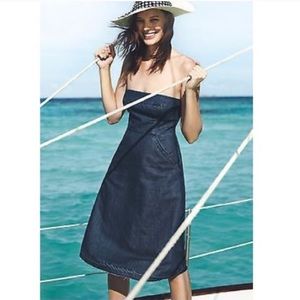 Anthro Holding Horses Strapless Denim A-Line dress Anthro Holding Horses Strapless Denim A-Line dress