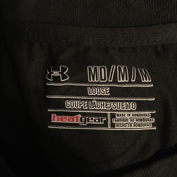 Under Armour Navy Green Shirt - Picture 2 of 4