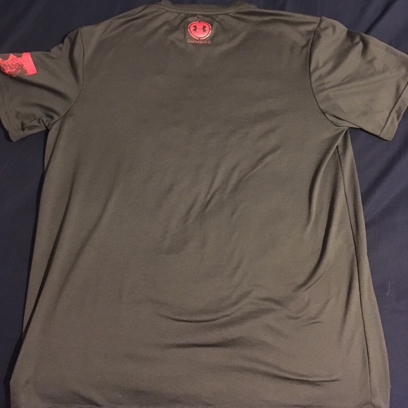 Under Armour Navy Green Shirt - Picture 4 of 4