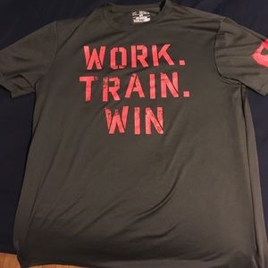 Under Armour Navy Green Shirt