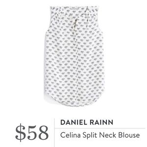 Daniel Rainn sleeveless blouse with hearts - L