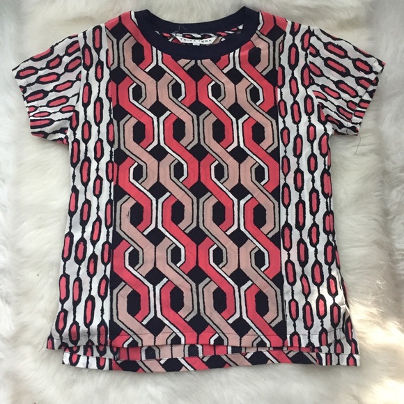 TRINA TURK short sleeve Blouse Sz P (0) - Picture 2 of 7