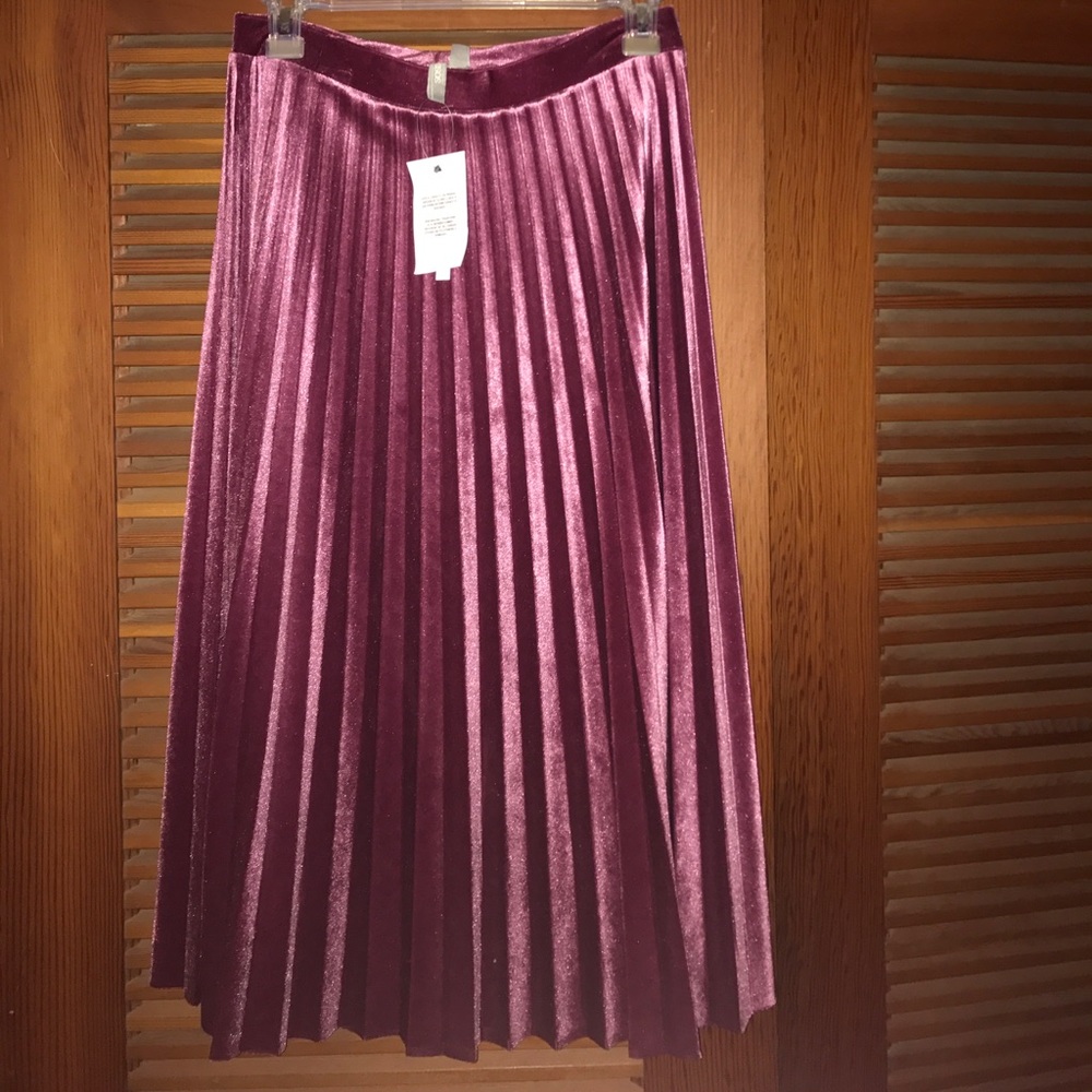 Asos pleated midi skirt