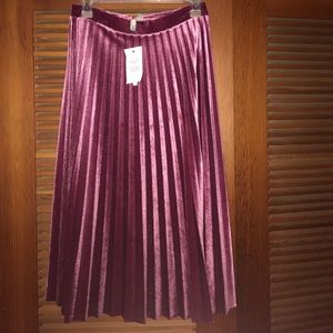 Asos pleated midi skirt