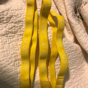 FINAL PRICE Yellow Nike head bands
