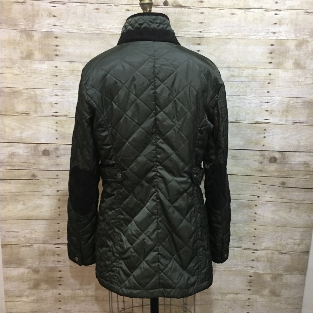 ❌SOLD❌Nautica | Military Green Quilted Barn Jacket - Picture 3 of 8