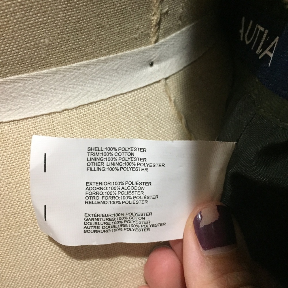 ❌SOLD❌Nautica | Military Green Quilted Barn Jacket - Picture 8 of 8