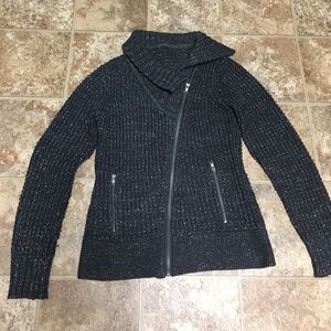 Free People Knit diagonal Zip Sweater Size M NWOT Free People Knit diagonal Zip Sweater Size M NWOT