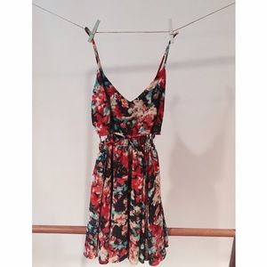 Floral Midriff Dress