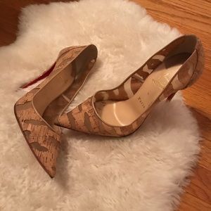 Christian Louboutin Cork So Kate's Size 39 Christian Louboutin Cork So Kate's Size 39