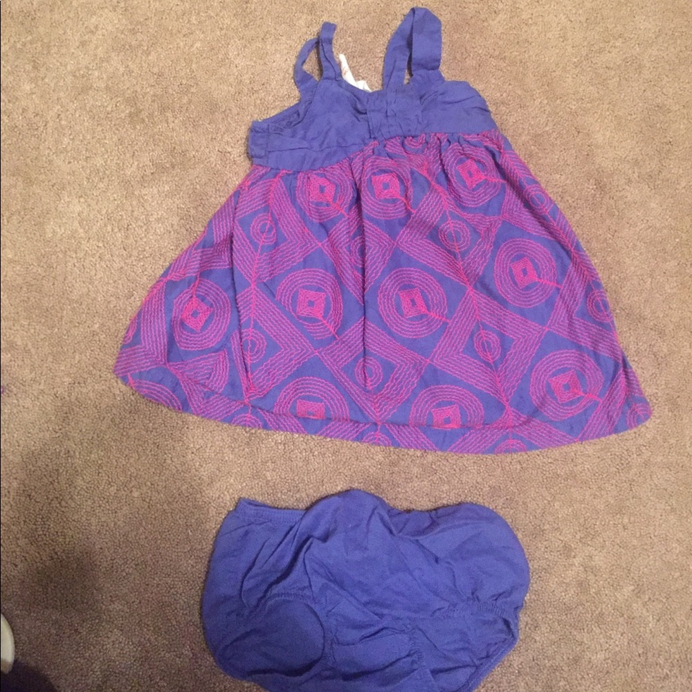 Summer dress with diaper cover