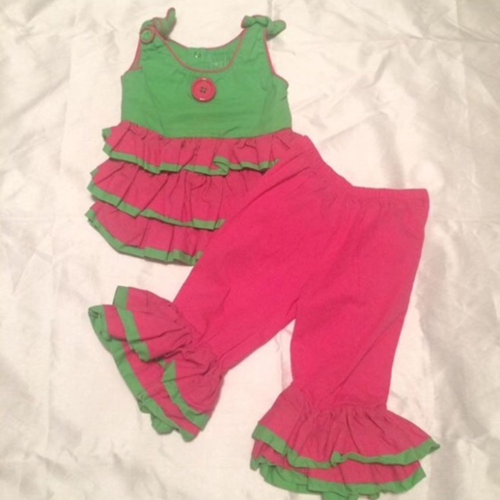 Toddler Girls Mud Pie Outfit Size 2T-3T
