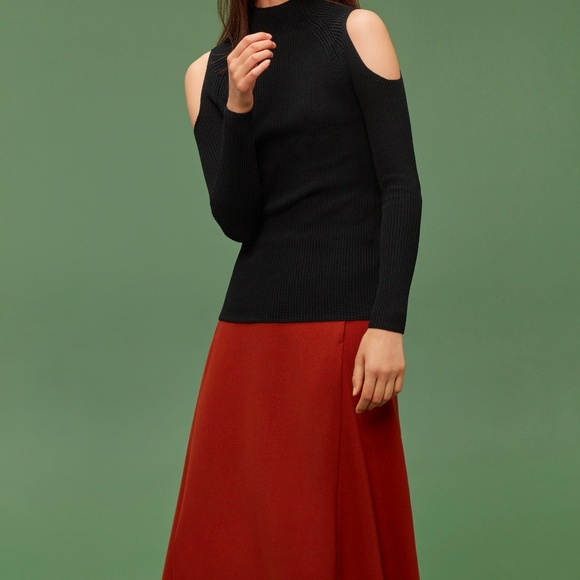 Wilfred Cold Shoulder Sweater - Dark Purple - Picture 6 of 6