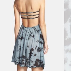 Surf Gypsy Tie Dye Strappy smocked tube dress Surf Gypsy Tie Dye Strappy smocked tube dress