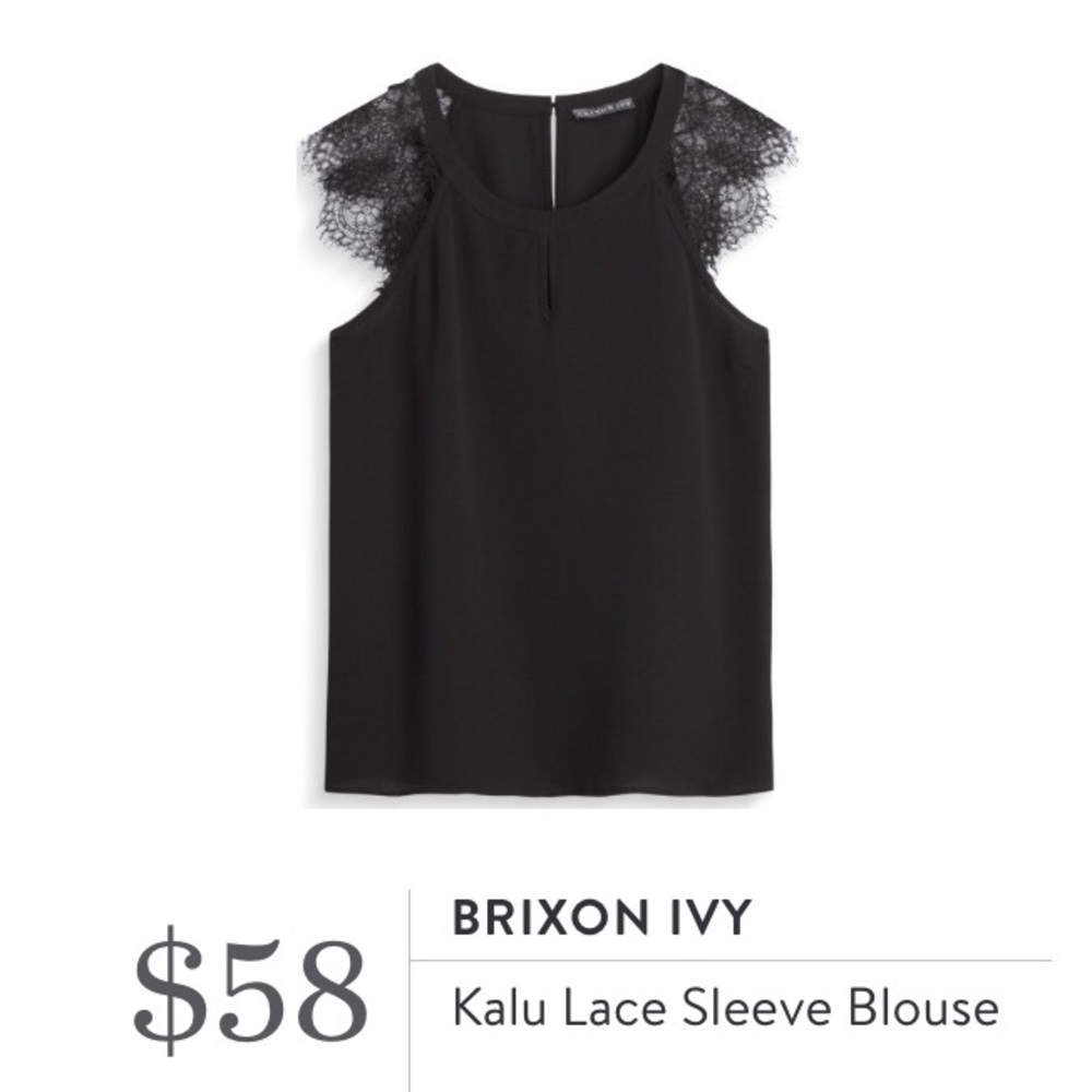 Brixon Ivy Kalu black blouse - L