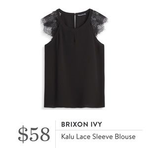 Brixon Ivy Kalu black blouse - L