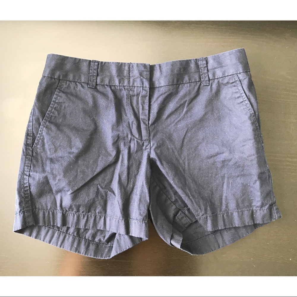 J crew navy shorts