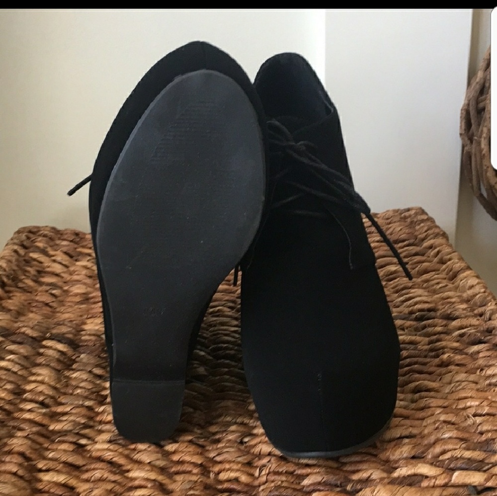American Rag platform lace up heels