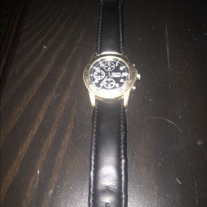 Pulsar leather wrapped watch