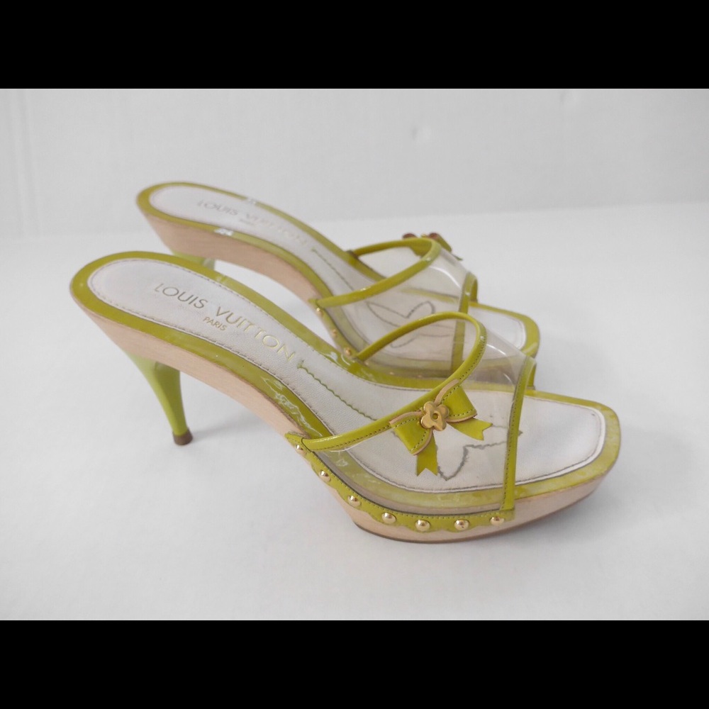 Louis Vuitton high heels sandals/ size:37