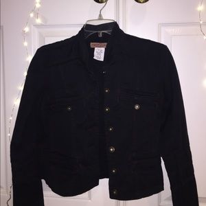 Vintage black denim jacket
