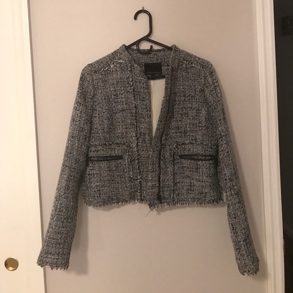 Banana Republic Tweet Blazer