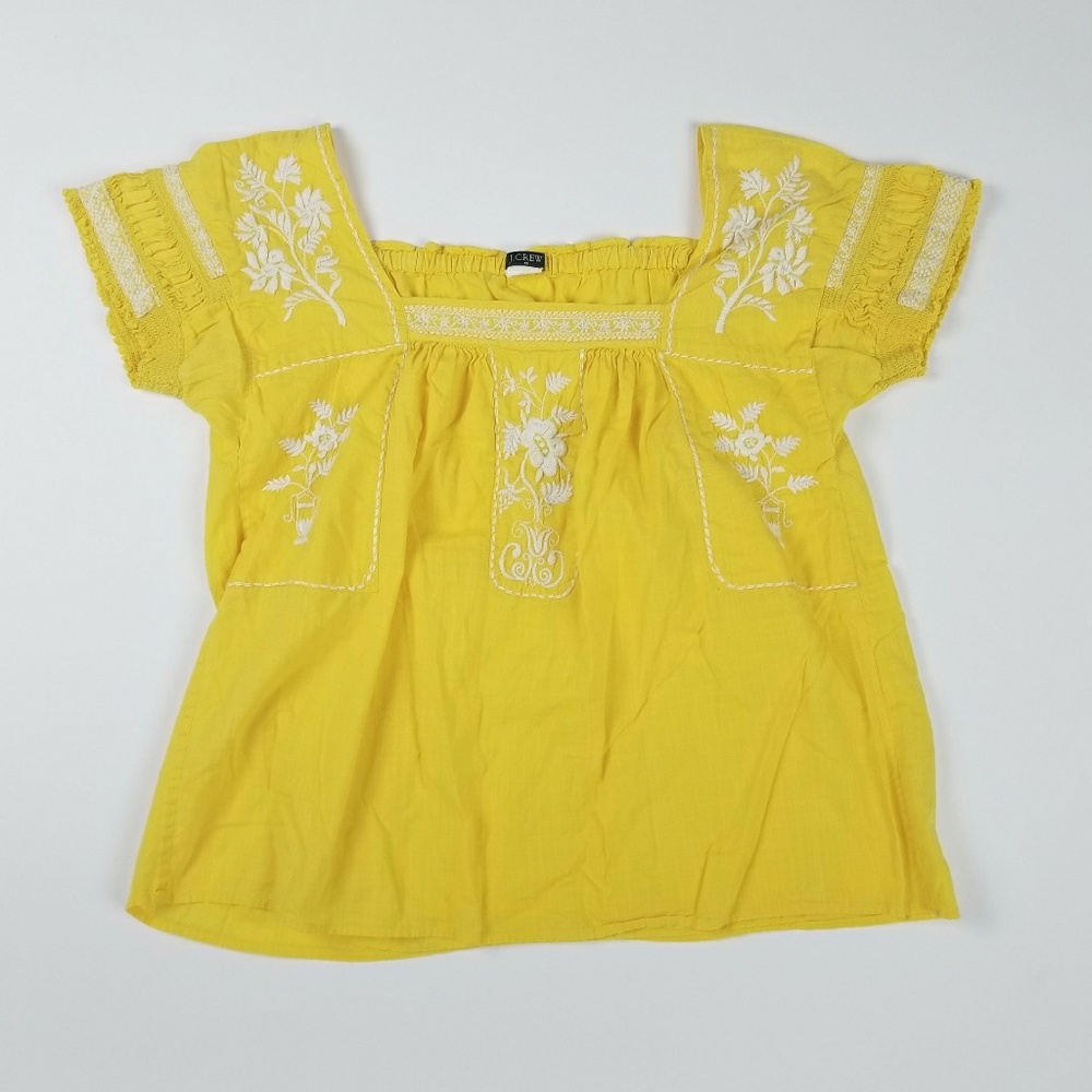 J. Crew Embroidered Top