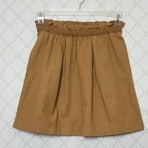 J. CREW Cotton Ruffled Waist Mini Skirt J. CREW Cotton Ruffled Waist Mini Skirt