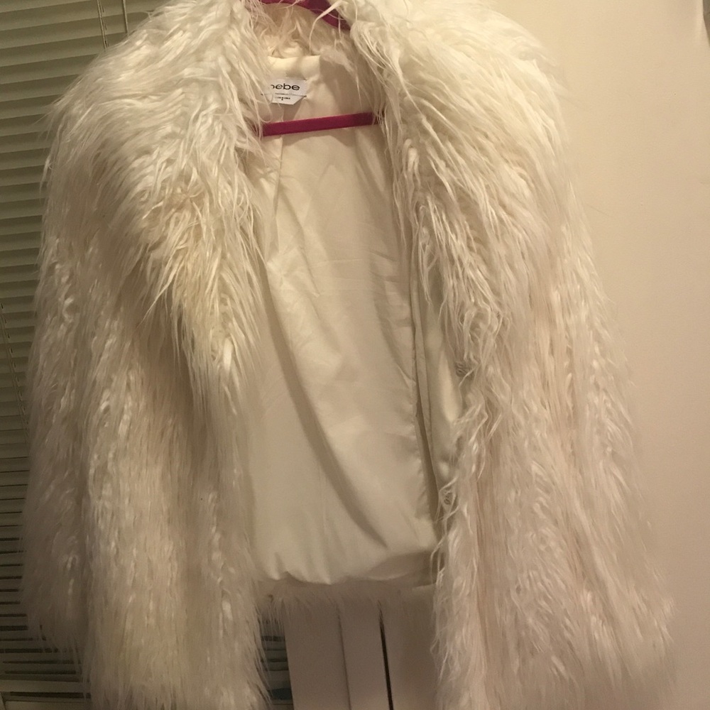 Bebe faux fur jacket