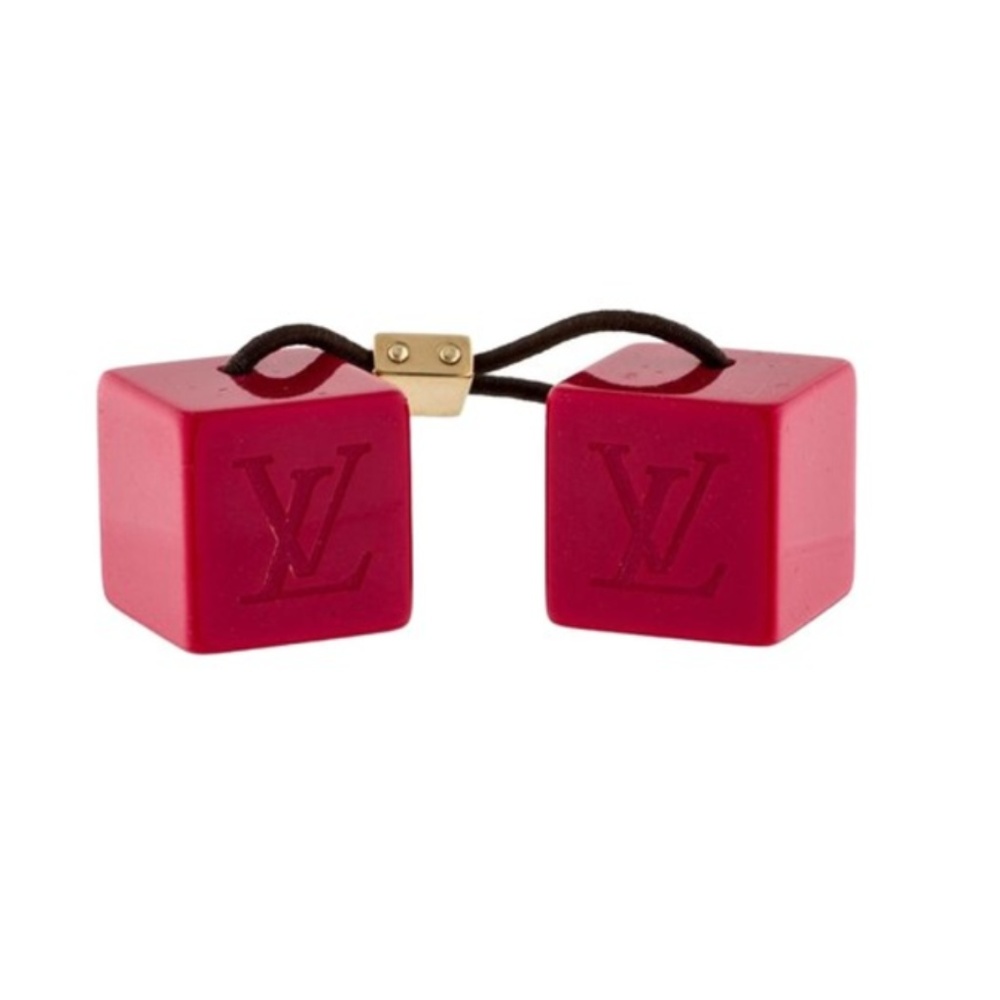 Louis Vuitton Red Hair Cubes