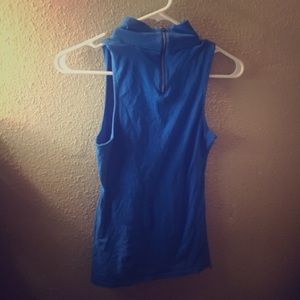 Express turtle neck cut off shirt