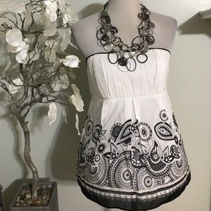 WHITE HOUSE BLACK MARKET STRAPLESS WHITE HOUSE BLACK MARKET STRAPLESS