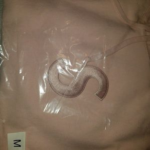 Supreme tonal S hoodie pale pink