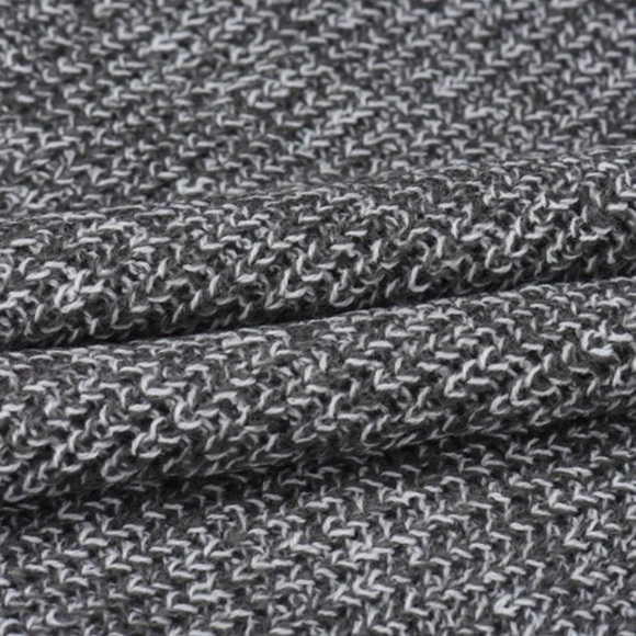 ✨2x HP!✨Gray Knit Sweater W/ Heart Elbow Patch✨ - Picture 3 of 5