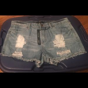 Forever 21 Denim washed Shorts