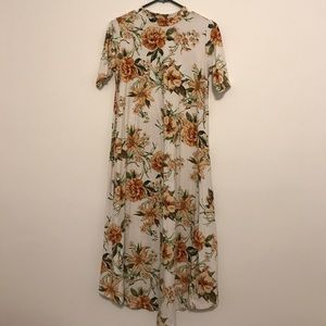 Floral midi dress