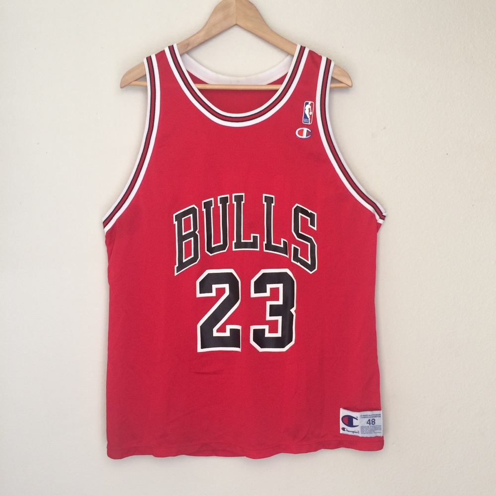Vintage Champion Michael Jordan Bulls Jersey